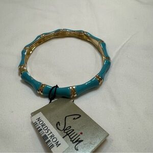 Sequin - Turquoise Magnetic Bangel Bracelet